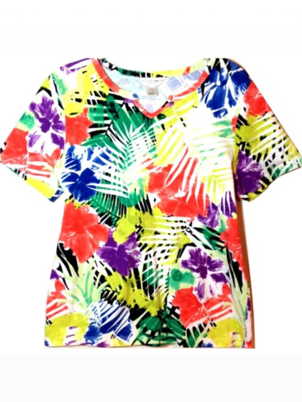 Christopher & Banks Floral Tee